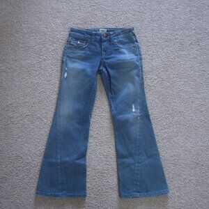 New without Tag True Religion Girls Jeans Flare sz 6 Made in Mexico